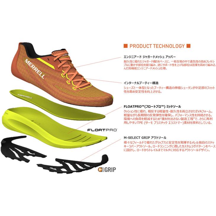 MERRELL（メレル） ランニングシューズ メンズ モーフライト MORPHLITE