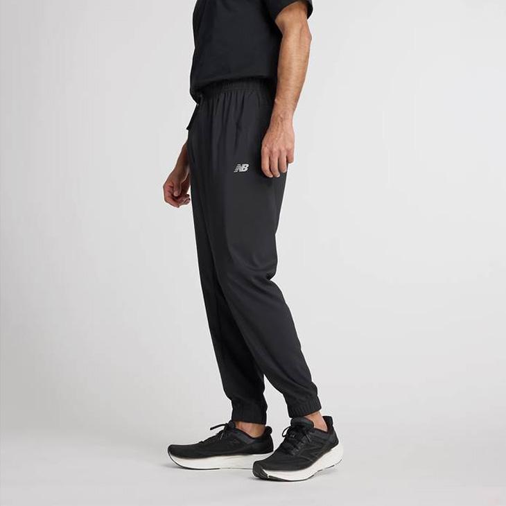 新品 ニューバランス 4方向ストレッチ 裏メッシュ ジョガーパンツ XL 黒 ニューバランス（new balance）（メンズ）Athletics スウェット