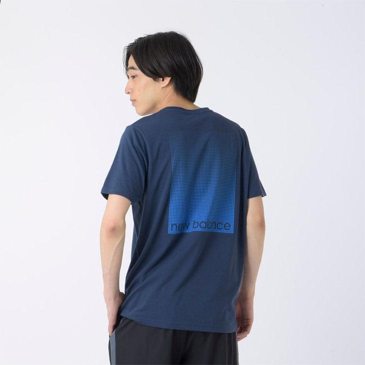 【新品未使用】New Balance ニューバランス Tシャツ 紺 ニューバランス（new balance）（メンズ）Athletics 9060 Patch