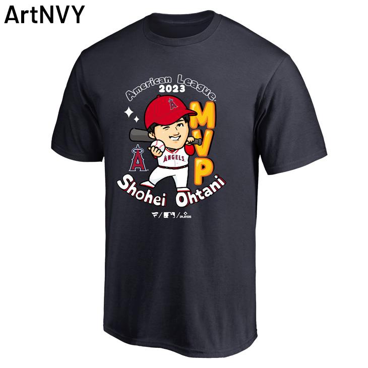 大谷翔平選手 2023アメリカンリーグ MVP受賞 記念グッズ フォトTシャツ イラストTシャツ メンズ SHOHEI MVP-AL23-0002｜apworld｜05