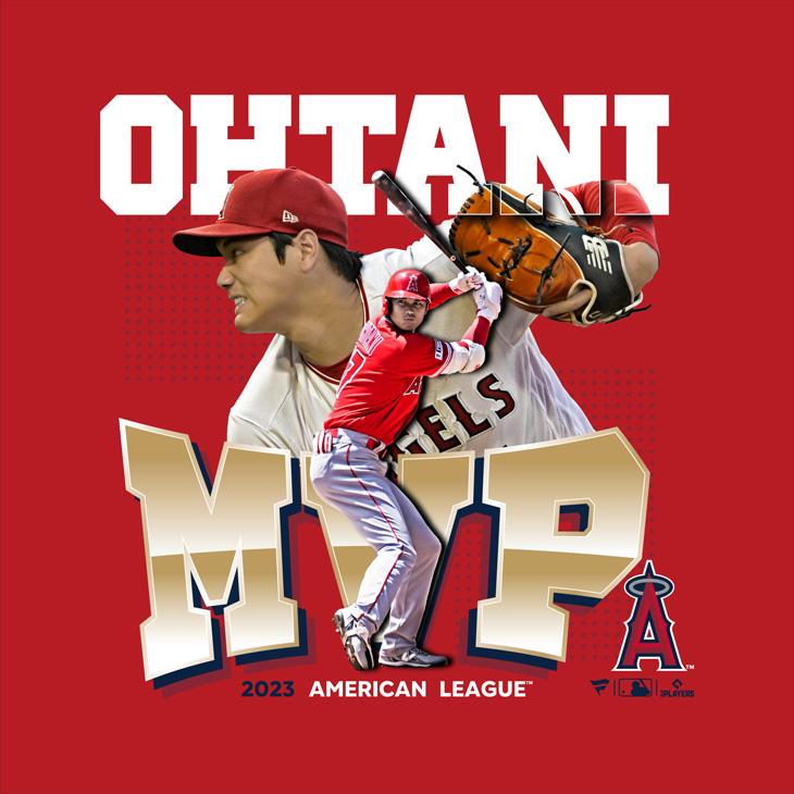 大谷翔平選手 2023アメリカンリーグ MVP受賞 記念グッズ フォトT 大谷翔平選手 2023アメリカンリーグ MVP受賞 記念グッズ フォトT