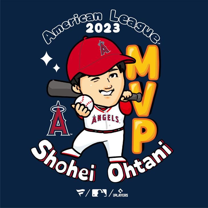 大谷翔平選手 2023アメリカンリーグ MVP受賞 記念グッズ フォトTシャツ イラストTシャツ メンズ SHOHEI MVP-AL23-0002｜apworld｜09