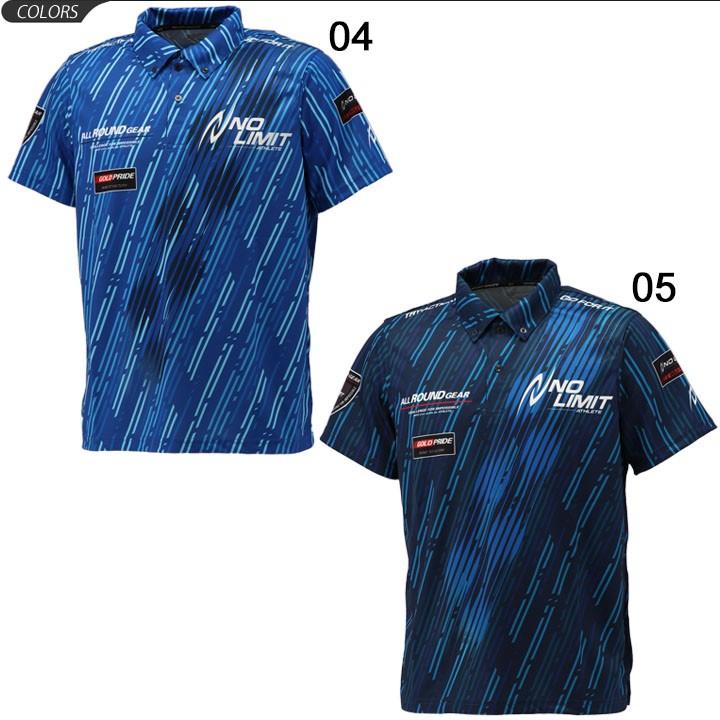 ポロシャツ プラクティスシャツ 半袖 メンズ レディース ニシスポーツ Nishi No Limit Athethe グラフィックライトポロ スポーツウェア N63 K19b Apworld 通販 Paypayモール