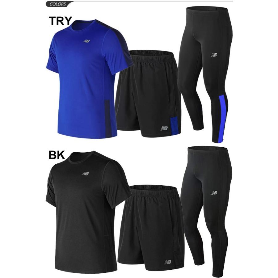ランニングウェア 3点セット メンズ ニューバランス Newbalance 半袖tシャツ パンツ Nb U Apworld 通販 Paypayモール