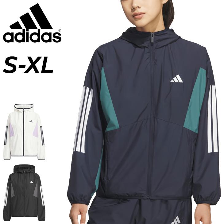 adidas フード付きジャケット M 黒ズボンセット(ノーブランド)レディース adidas フード付きジャケット M 黒ズボンセット(ノーブランド