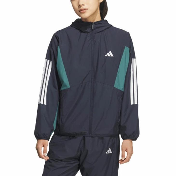 adidas アディダス ウィンドブレーカー レディース W TEAM 3S