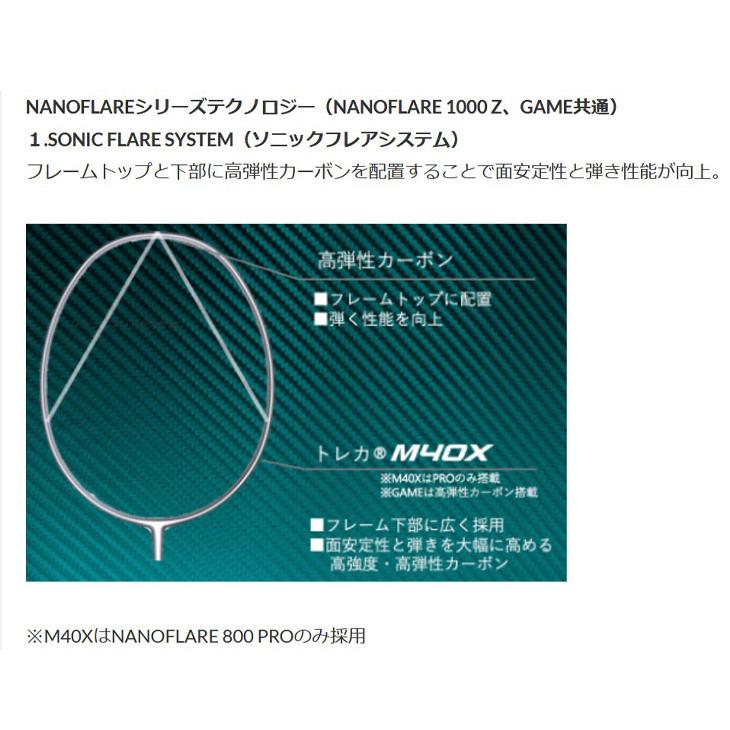 YONEX（ヨネックス） バドミントンラケット ナノフレア 800 プロ