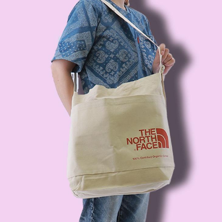 ノースフェイス ショルダーバッグ かばん ユニセックス THE NORTH FACE オーガニックコットンショルダー 中型 アウトドア カジュアル カバン 手提げ /NM82386 | THE NORTH FACE | 10