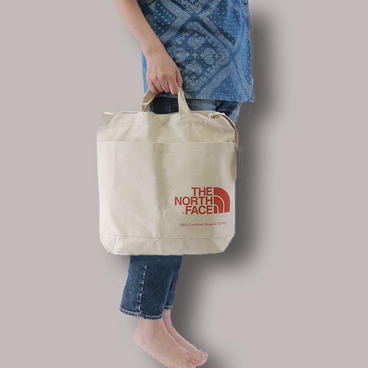ノースフェイス ショルダーバッグ かばん ユニセックス THE NORTH FACE オーガニックコットンショルダー 中型 アウトドア カジュアル カバン 手提げ /NM82386 | THE NORTH FACE | 11