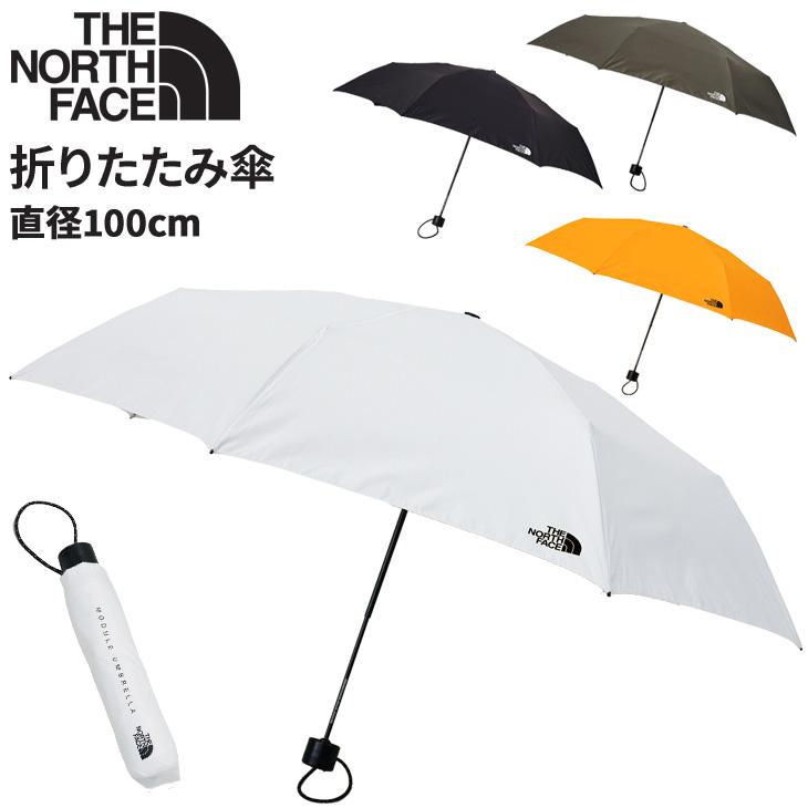 ノースフェイス 折りたたみ傘 直径100cm 晴雨兼用 THE NORTH FACE 