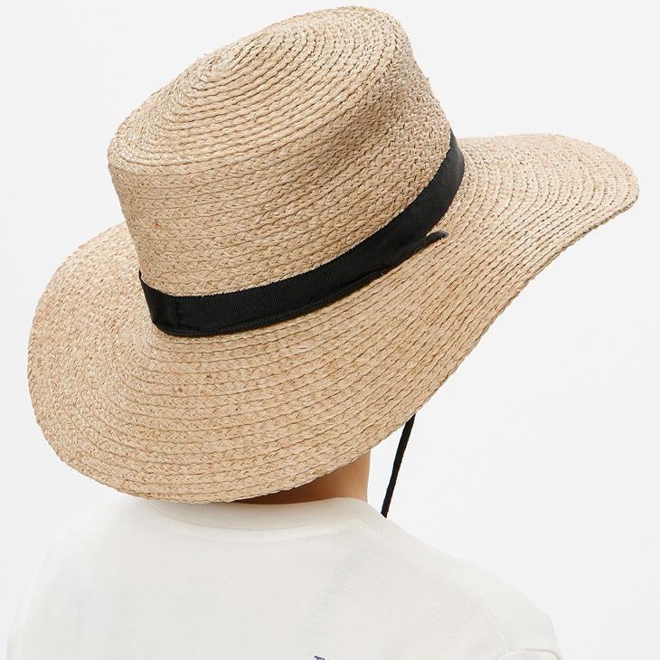 ほぼ未使用品　ノースフェイス　ラフィアハット　ナチュラルベージュ　フリーサイズ THE NORTH FACE ノースフェイス 麦わら帽子 ハット レディース