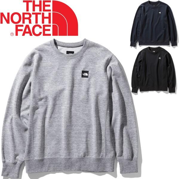 トレーナー スウェットシャツ メンズ ノースフェイス THE NORTH FACE ヘザーロゴクルー アウトドアウェア 男性 スエット/NT12038｜apworld