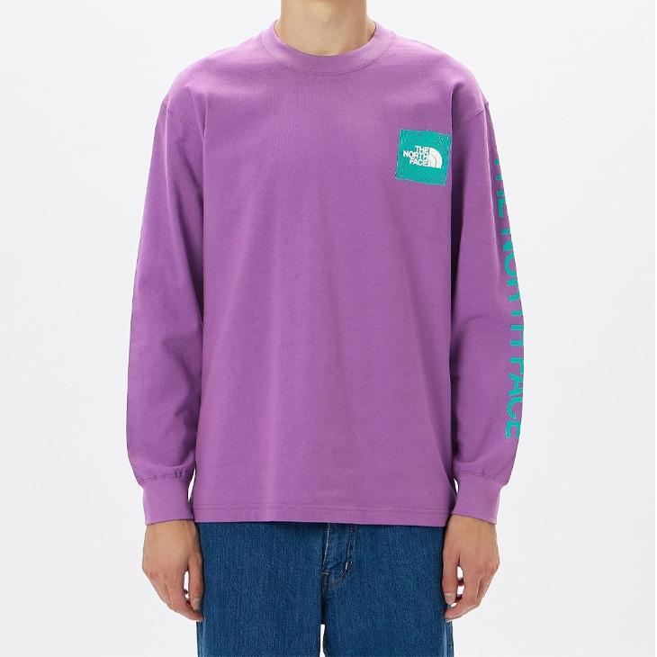 THE NORTH FACE 紫 長袖Tシャツ THE NORTH FACE ザ・ノース・フェイス 長袖 Tシャツ メンズ