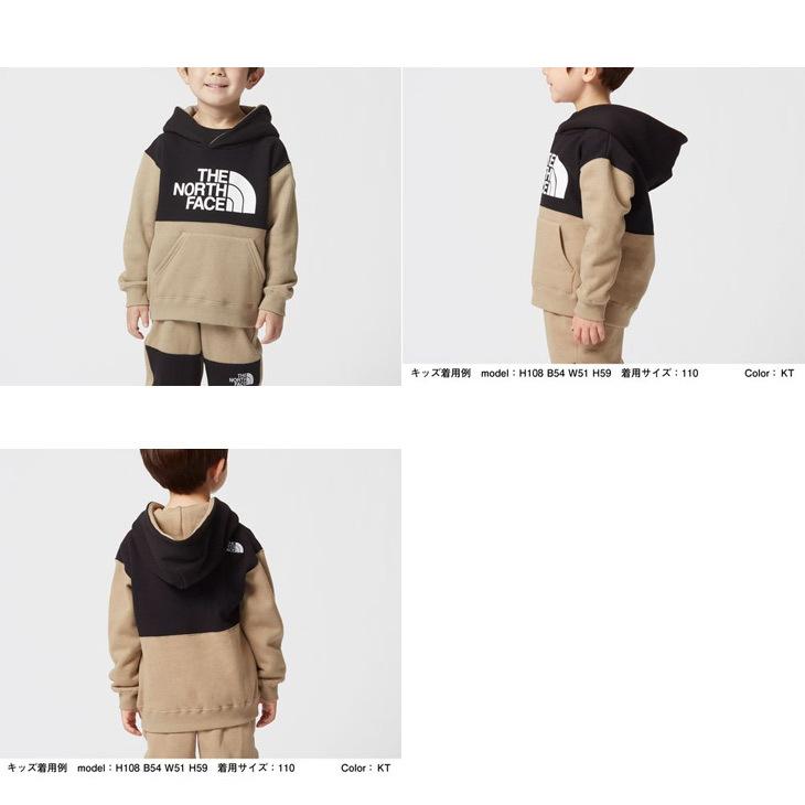キッズ スウェットパーカー 裏起毛 130-150cm 子供服/ノースフェイス  