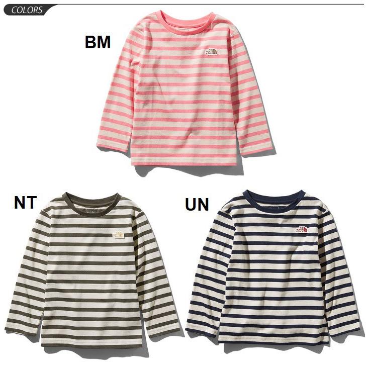 Tシャツ 長袖 キッズ 男の子 女の子 ジュニア 子供服 子ども ノースフェイス The North Face L S ボーダークルー Ntj Apworld 通販 Paypayモール