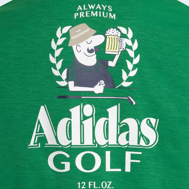 アディダス ゴルフ メンズ モックネック 半袖シャツ adidas golf CHIP バックグラフィック ゴルフシャツ 吸汗速乾 遮熱 ドライ モックシャツ /OGH74 | adidas | 14