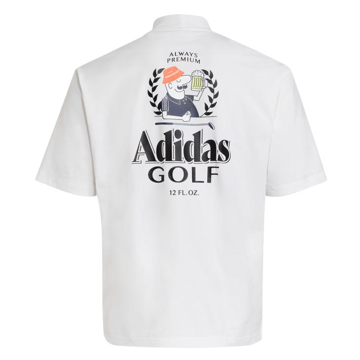 アディダス ゴルフ メンズ モックネック 半袖シャツ adidas golf CHIP バックグラフィック ゴルフシャツ 吸汗速乾 遮熱 ドライ モックシャツ /OGH74 | adidas | 05