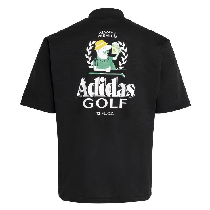 アディダス ゴルフ メンズ モックネック 半袖シャツ adidas golf CHIP バックグラフィック ゴルフシャツ 吸汗速乾 遮熱 ドライ モックシャツ /OGH74 | adidas | 06