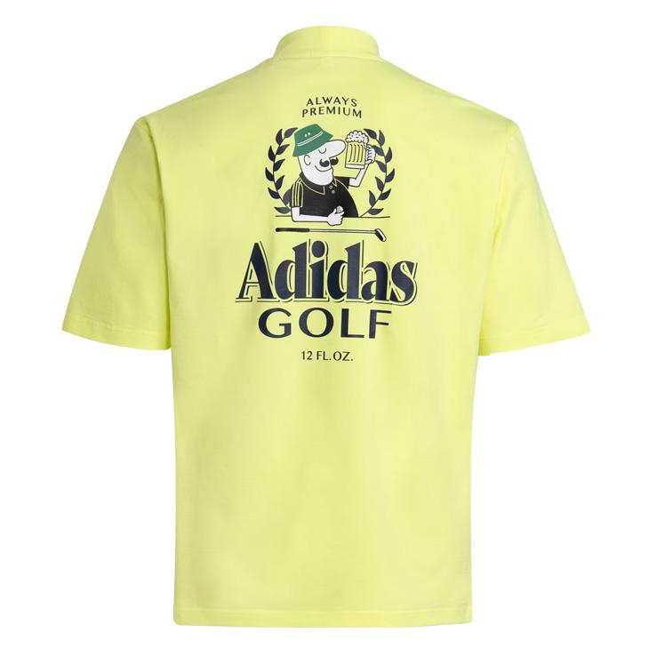 アディダス ゴルフ メンズ モックネック 半袖シャツ adidas golf CHIP バックグラフィック ゴルフシャツ 吸汗速乾 遮熱 ドライ モックシャツ /OGH74 | adidas | 07