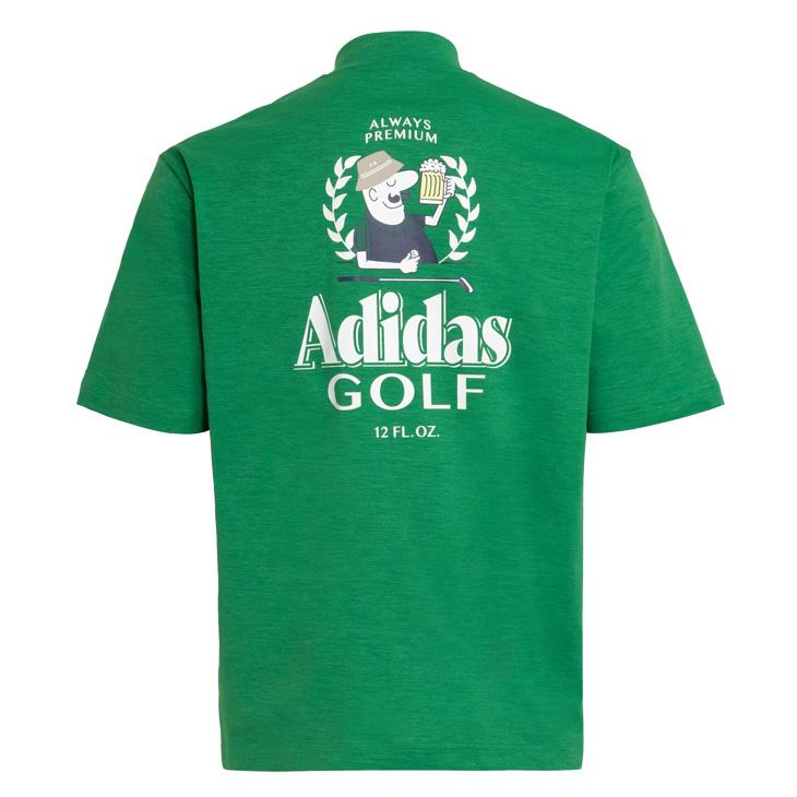 アディダス ゴルフ メンズ モックネック 半袖シャツ adidas golf CHIP バックグラフィック ゴルフシャツ 吸汗速乾 遮熱 ドライ モックシャツ /OGH74 | adidas | 08