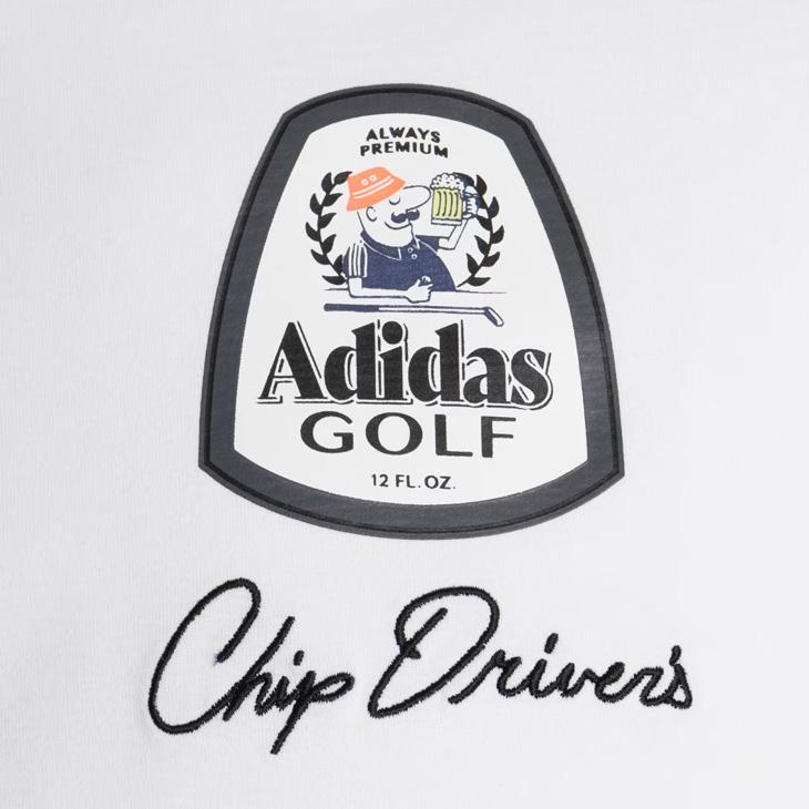 アディダス ゴルフ メンズ モックネック 半袖シャツ adidas golf CHIP バックグラフィック ゴルフシャツ 吸汗速乾 遮熱 ドライ モックシャツ /OGH74 | adidas | 09