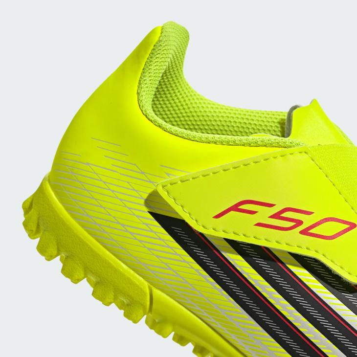 アディダス ジュニア キッズ サッカー トレーニングシューズ adidas F50 CLUB VEL TF J 17-23cm 子ども用 ターフシューズ 人工芝対応 面ファスナー /OOL68 | adidas | 08