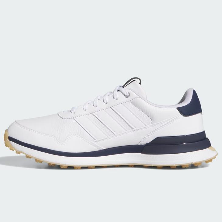 アディダス メンズ 防水 ゴルフシューズ EE相当 adidas golf S2G 26 レザー スパイクレス ひも靴 ローカット スパイクレスシューズ メンズシューズ /OPJ89