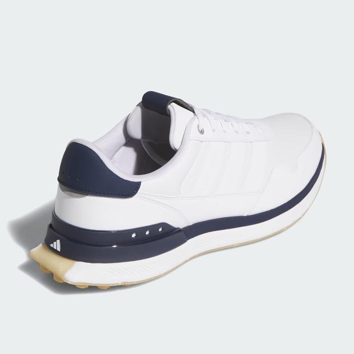 アディダス メンズ 防水 ゴルフシューズ EE相当 adidas golf S2G 26 レザー スパイクレス ひも靴 ローカット スパイクレスシューズ メンズシューズ /OPJ89