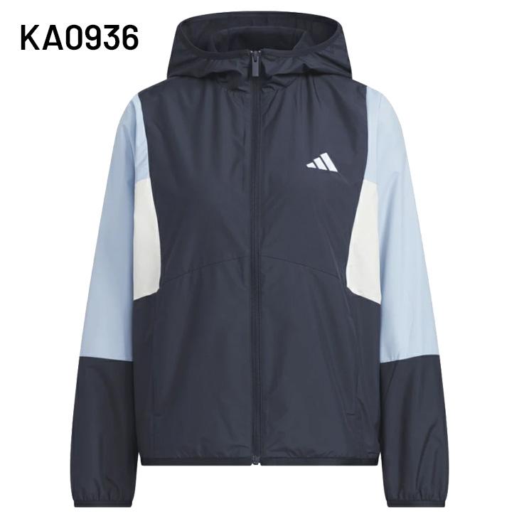 adidas　ウィンドブレーカー　長袖　ブルー　イエロー　ロゴ　ジップアップ adidas ウィンドブレーカー 長袖 ブルー イエロー ロゴ ジップ