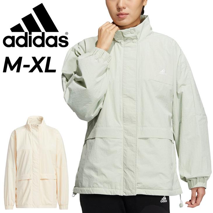 ウィンドブレーカー レディース アウター アディダス Adidas ウーブンジャケット 裏トリコット起毛 スポーツウェア ルーズフィット ナイロン 女性 上着 P1797 P1797 Apworld 通販 Yahoo ショッピング