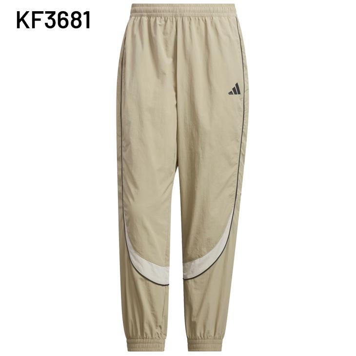 アディダス メンズ ロングパンツ ウィンドブレーカー adidas M VERBIAGE ウーブンパンツ 裏地なし ボトムス 男性 ルーズ ウィンドパンツ スポーティ /P4286の画像
