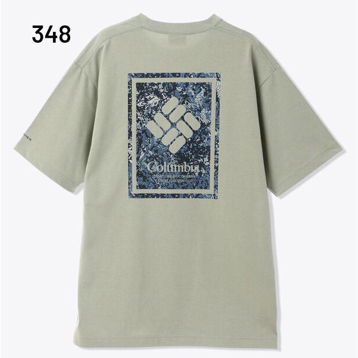コロンビア 半袖 Tシャツ メンズ Columbia ヤハラフォレストグラフィックS/S TEE 男性 吸湿速乾 UPF50 UVケア 半そで 半袖シャツ コットン混 /PG5174 | Columbia | 02