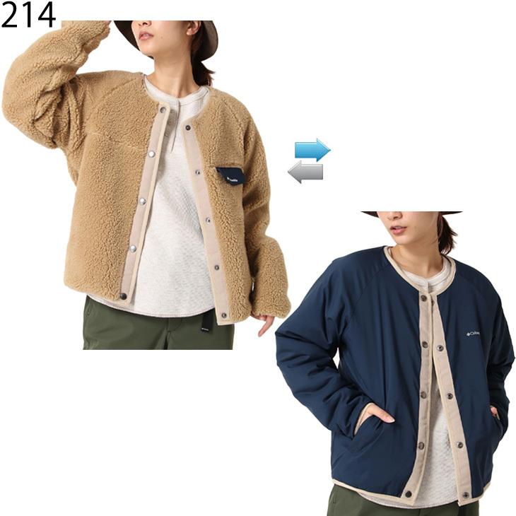 Columbia フリースジャケット リバーシブル アウター レディース