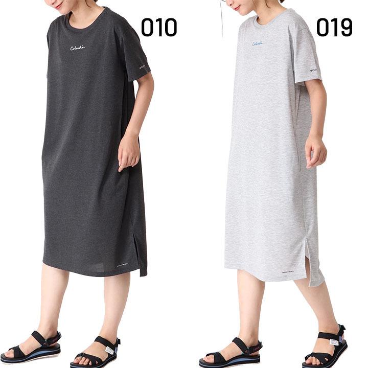ワンピース 半袖 Tシャツワンピ レディース コロンビア Columbia 鈴木ともこさんコラボ W S ドレス アウトドア カジュアル ウェア 吸汗 速乾 女性 Pl7599 Apworld 通販 Paypayモール