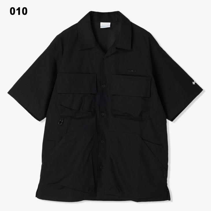Columbia（コロンビア） 半袖 開襟シャツ メンズ アウター ツキャノン 