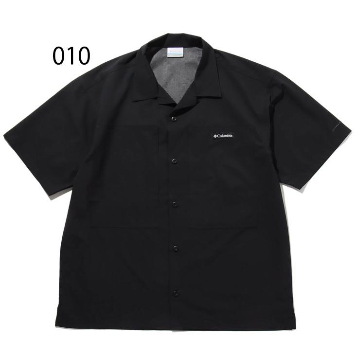 Columbia（コロンビア） 半袖 開襟シャツ メンズ アウトドアウェア