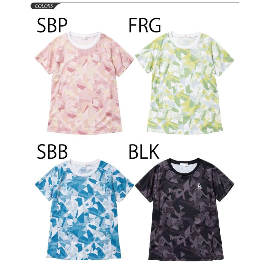 Tシャツ 半袖 レディース ルコック Le Coq Sportif 女性用 トレーニング ランニング スポーツ カジュアル ウェア 総柄 半袖シャツ Qb 吸汗速乾 Qb Apworld 通販 Paypayモール