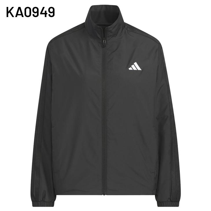 アディダス ウィンドブレーカー 長袖 レディース adidas W MH 3S ウィンドジャケット 女性用 裏地あり アウター トレーニング スポーツウェア /QB062 | adidas | 03