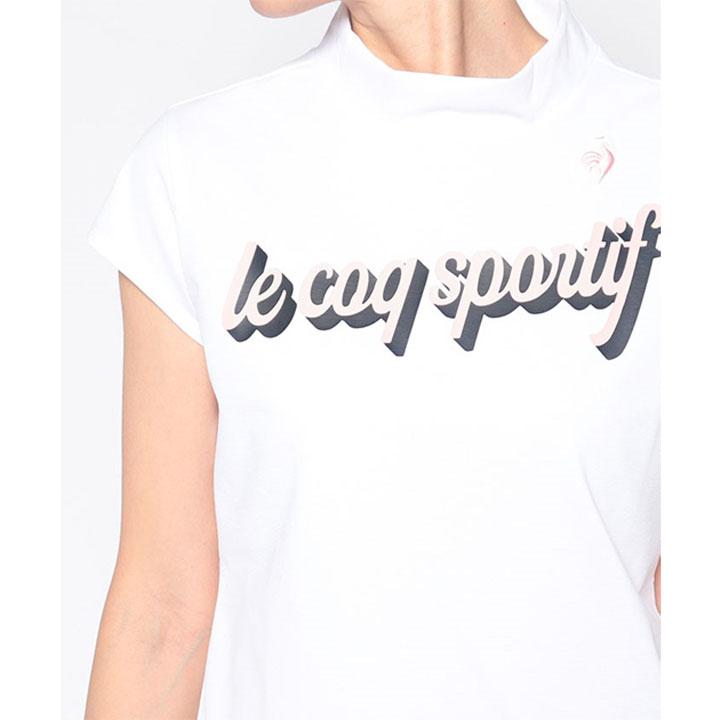 LECOQ SPORTIFモックネック半袖シャツMサイズ新品13200円ルコック le coq sportif golf ルコックスポルティフ ゴルフ le coq