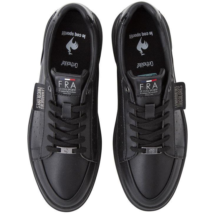 le coq sportif ブラック シューズ ルコックスポルティフ le coq sportif 【レイン対応】厚底レース