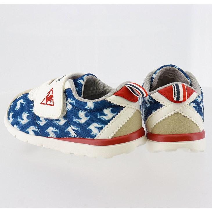 キッズ ベビー スニーカー シューズ 13-18.0cm 子供靴/ルコック le coq sportif モンペリエ IV NY ART F/軽量 総柄 メッシュ 男の子 女の子 靴 /QL5RJC04｜apworld｜09