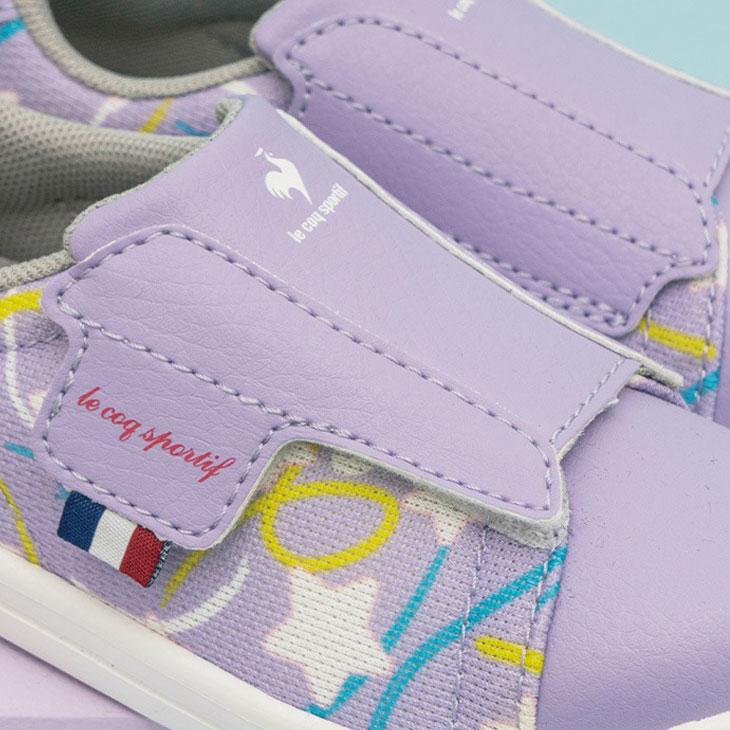 ルコック キッズ スニーカー ベビー 14-16.0cm 子供靴 le coq sportif ラ ローラン 2 F アート 子ども カジュアル シューズ 消臭 軽量 ピンク /QL5WJC56｜apworld｜08