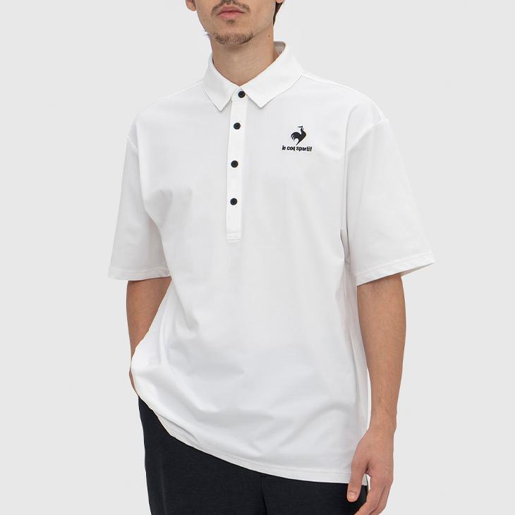 le coq sportif - ルコックスポルティフ テニスウェア 半袖ポロシャツ白 QTMPJA46 メンズL le coq sportif - ルコックスポルティフ テニスウェア 半袖