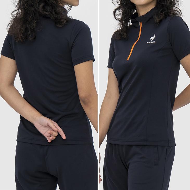 le coq sportif ルコック ハーフジップ 半袖シャツ レディース le coq sportif ルコック ハーフジップ 半袖シャツ レディース