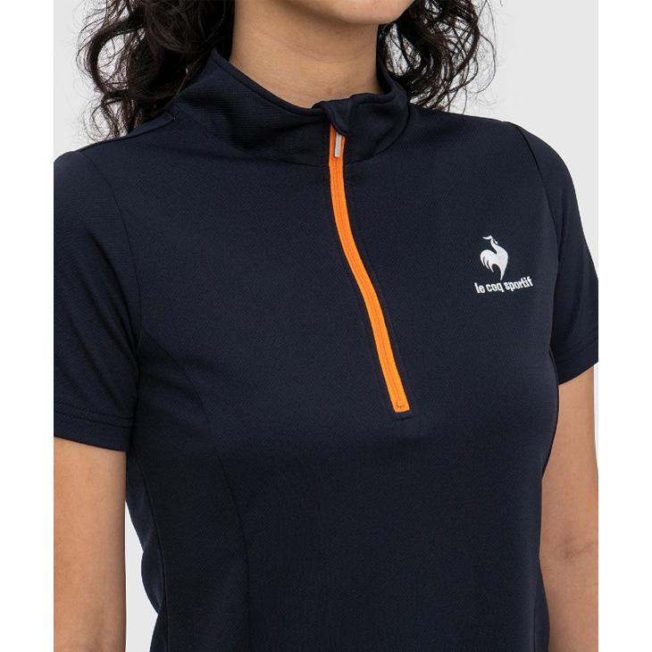 le coq sportif ルコック ハーフジップ 半袖シャツ レディース le coq sportif ルコック ハーフジップ 半袖シャツ レディース