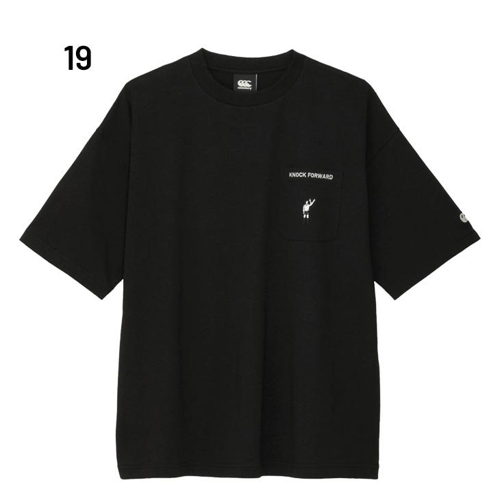 Canterbury カンタベリー　オールブラックス　ラガーシャツ　Mサイズ相当 カンタベリー（Canterbury） 半袖 Tシャツ メンズ レディース シグナル