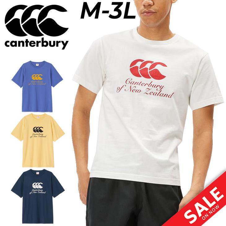 カンタベリー 半袖 Tシャツ メンズ canterbury プリントT クルー