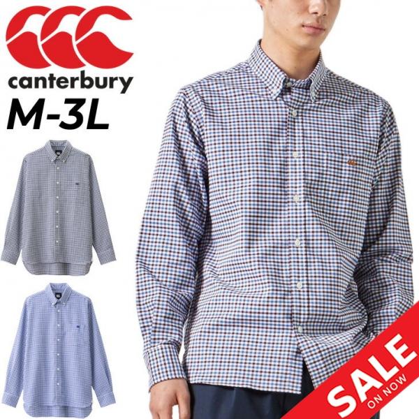 カジュアルシャツ 長袖 メンズ カンタベリー Canterbury ボタンダウン ギンガムチェック 男性 ビジネス 紳士服 おしゃれ ビジカジ トップス Ra457 Ra457 Apworld 通販 Yahoo ショッピング