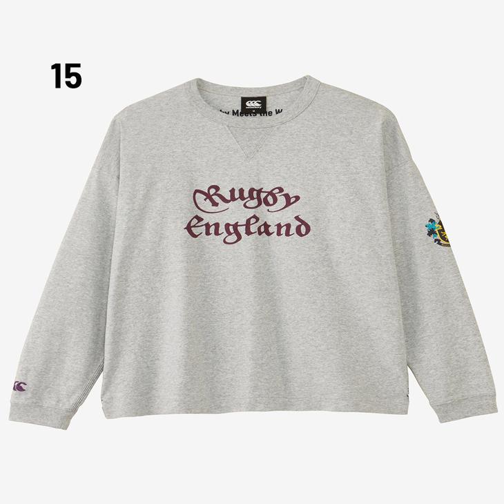 カンタベリー 長袖 Tシャツ メンズ canterbury プリントT ボーダー柄