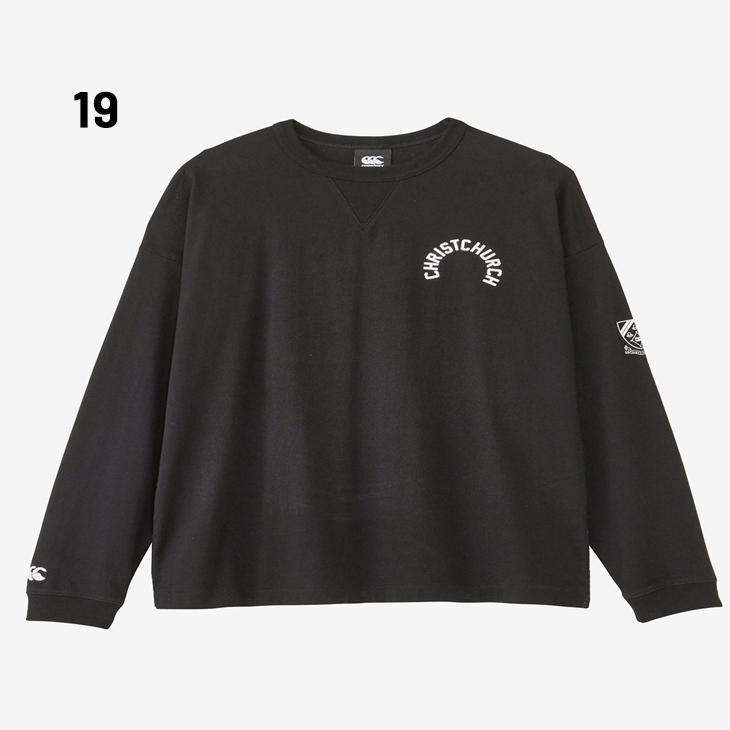 カンタベリー 長袖 Tシャツ メンズ canterbury プリントT ボーダー柄